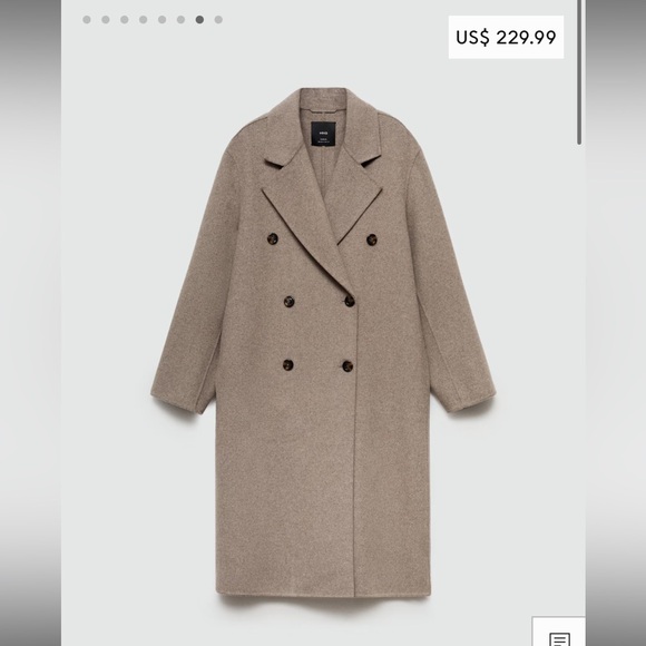 Oversized Wool Coat - Picture 1 of 3